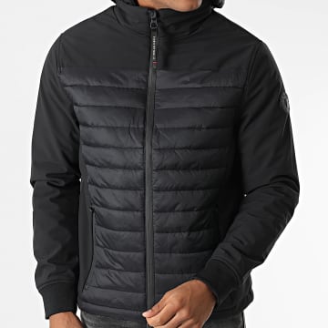 Le Temps Des Cerises - Lima Kapuzenjacke mit Reißverschluss Schwarz