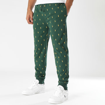 Polo Ralph Lauren - Pantalon Jogging All Over Player Vert Foncé
