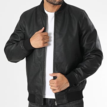 Tiffosi - Mitchell Kunstlederjacke Schwarz