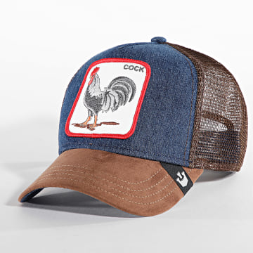 Goorin Bros - Trucker Cock Cap Blau Brut Braun