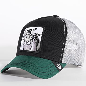 Goorin Bros - Trucker Cap Tiger Schwarz Grau Dunkelgrün
