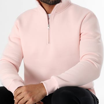 LBO - Sweater met hoge rits 3636 Roze