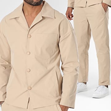 Uniplay - Beige overhemd en broek