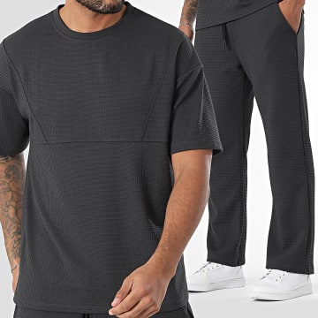 Uniplay - Ensemble Tee Shirt Et Pantalon Jogging Gris Anthracite
