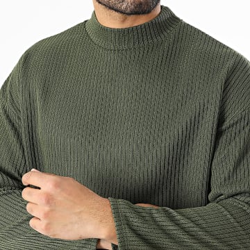 Uniplay - Pull Col Montant Vert