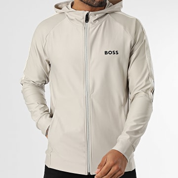 BOSS - Sweat Zippé Capuche Sicon 50506162 Beige