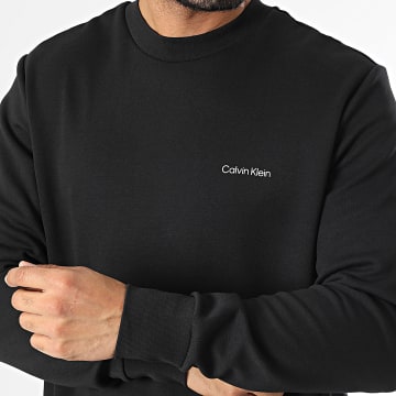 Calvin Klein - Sweat Crewneck Micro Logo Repreve 9926 Noir