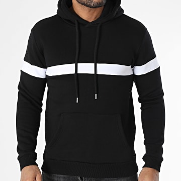 Classic Series - Sweat Capuche Noir Blanc