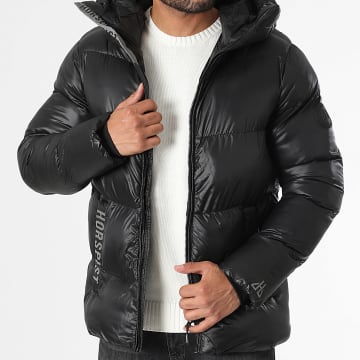 Horspist Doudoune Capuche Titane Noir Réfléchissant