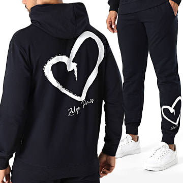 Zelys Paris - Ensemble De Survetement Ocavo Bleu Marine Blanc