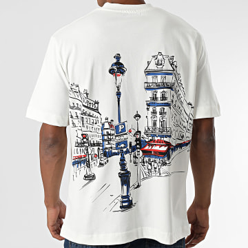 ADJ - Tee Shirt Oversize Large Blanco