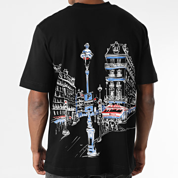 ADJ - Tee Shirt Oversize Large Negro