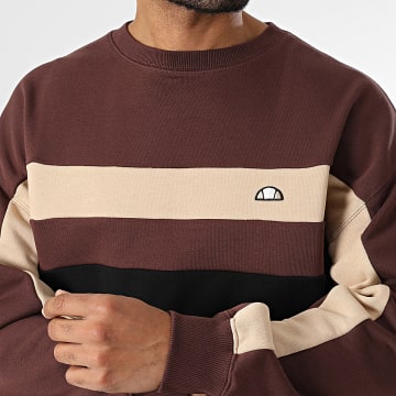 Ellesse - Andora Sudadera cuello redondo SHX20991 Burdeos Negro Beige