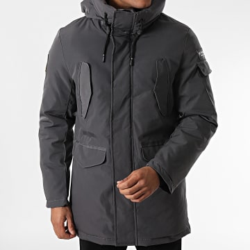 Kymaxx - Parka mit Kapuze Anthrazitgrau