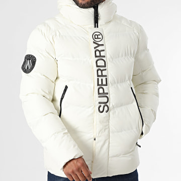 Superdry - Chaqueta de pluma con capucha City Graphic M5011902A Crudo