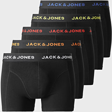 Jack And Jones - Lot De 5 Boxers Friday Noir