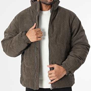 Jack And Jones - Doudoune Bronx Corduroy Marron