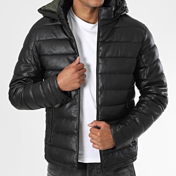 Kymaxx - Doudoune Capuche Noir