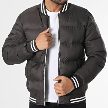 Kymaxx - Doudoune Gris Anthracite