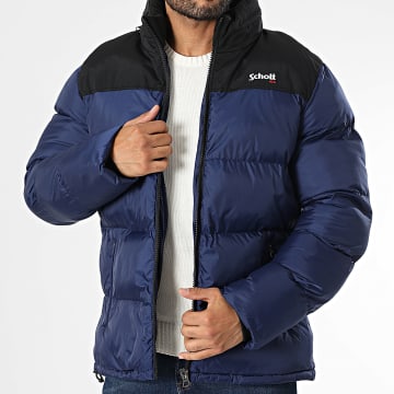 Schott NYC - Doudoune Utah Bleu Marine
