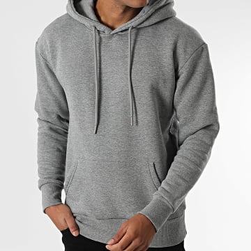 Black Industry - Sweat Capuche Gris Chiné