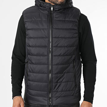 Classic Series - Chaqueta sin mangas con capucha Negro