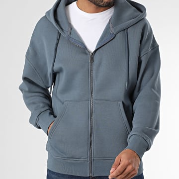 Classic Series - Sweat Zippé Capuche Bleu Foncé