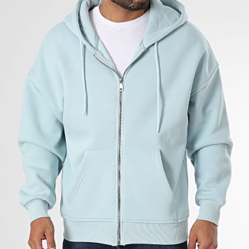 Classic Series - Sweat Zippé Capuche Bleu Clair