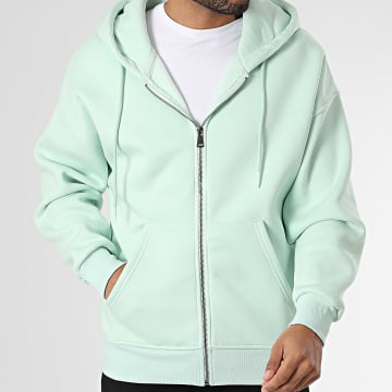 Classic Series - Sweat Zippé Capuche Vert Clair
