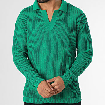 Classic Series - V-neck sweater Green