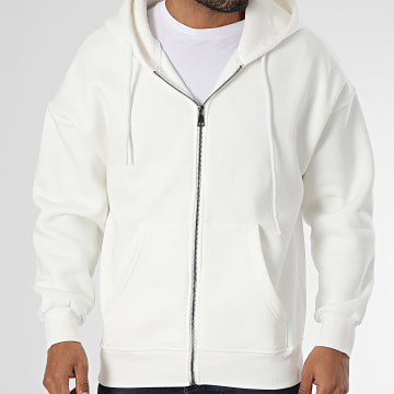 Classic Series - Sweat Zippé Capuche Blanc
