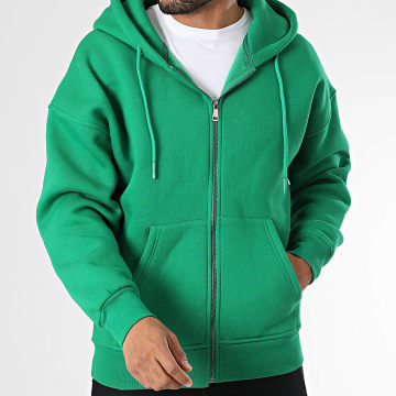 Classic Series - Sweat Zippé Capuche Vert