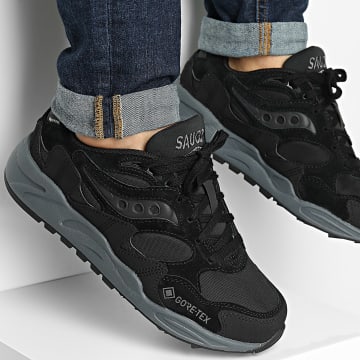 Saucony - Scarpe da ginnastica Grid Shadow 2 Nero Metallizzato