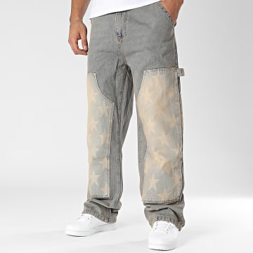 2Y Premium - Jean Large Bleu Denim Beige