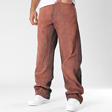 2Y Premium - Jean Large Rouge Noir