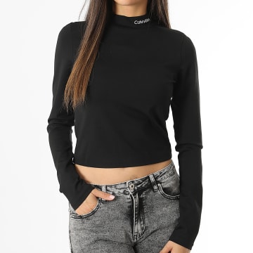 Calvin Klein - Tee Shirt Manches Longues Femme 4763 Noir