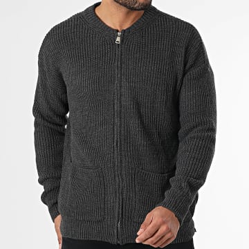 Classic Series - Gilet Zippé Gris Anthracite