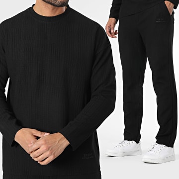 Classic Series - Ensemble Sweat Crewneck Et Pantalon Noir