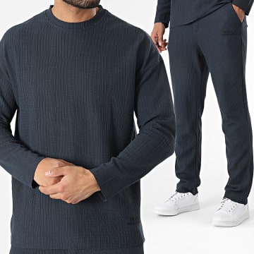 Classic Series - Navy Blauw Sweatshirt met Crewneck en Broeken Set
