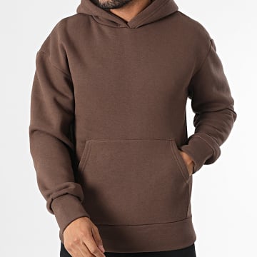 Frilivin - Sweat Capuche Marron