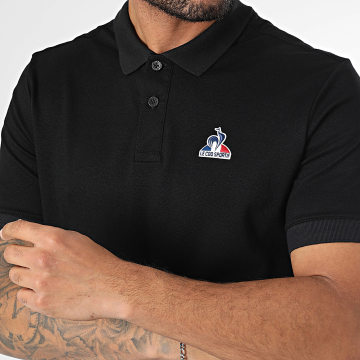 Le Coq Sportif - Essential N1 Polo met korte mouwen 2422107 Zwart