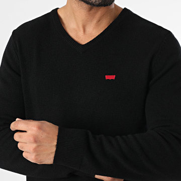 Levi's - Pull Col V A8618 Noir