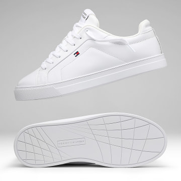Tommy Hilfiger - Icon Court Leather Flag 5317 Zapatillas blancas