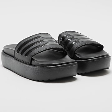 Adidas Sportswear - Claquettes Femme Adilette Platform HQ6179 Noir