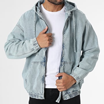 Classic Series - Veste Jean Zippée Bleu Denim