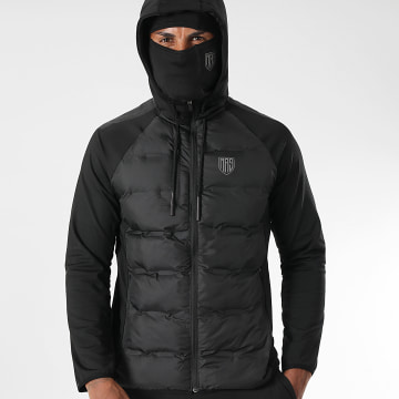 MA9 Mafia Nueve - Doudoune Capuche Et Cagoule Black Reflective