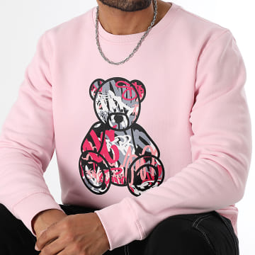Teddy Yacht Club - Sweat Crewneck Art Series Front Rosa
