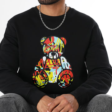Teddy Yacht Club - Art Series Sudadera Cuello Redondo Delantero Classic Negro