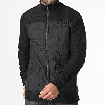 American People - Jacke mit Reißverschluss 107-06 Schwarz