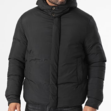 Frilivin - Chaqueta negra con capucha